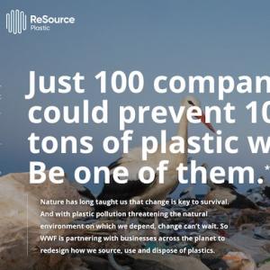国際的な大手6社 WWFのプラスチックごみ削減プログラムReSourceに参加