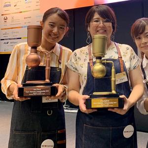 サイフォン技術日本一を決めるJSC2019 中井千香子バリスタが優勝